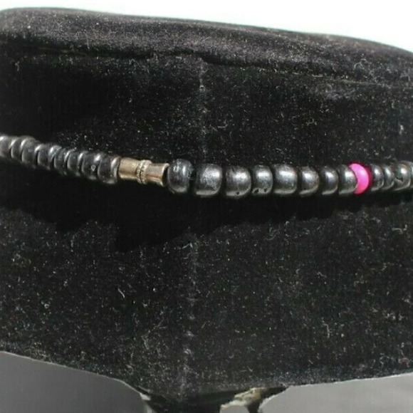 Vintage 1980's Reto Mod MCM (Cyndi Lauper) Costume Jewelry Chunky Necklace - Picture 4 of 4